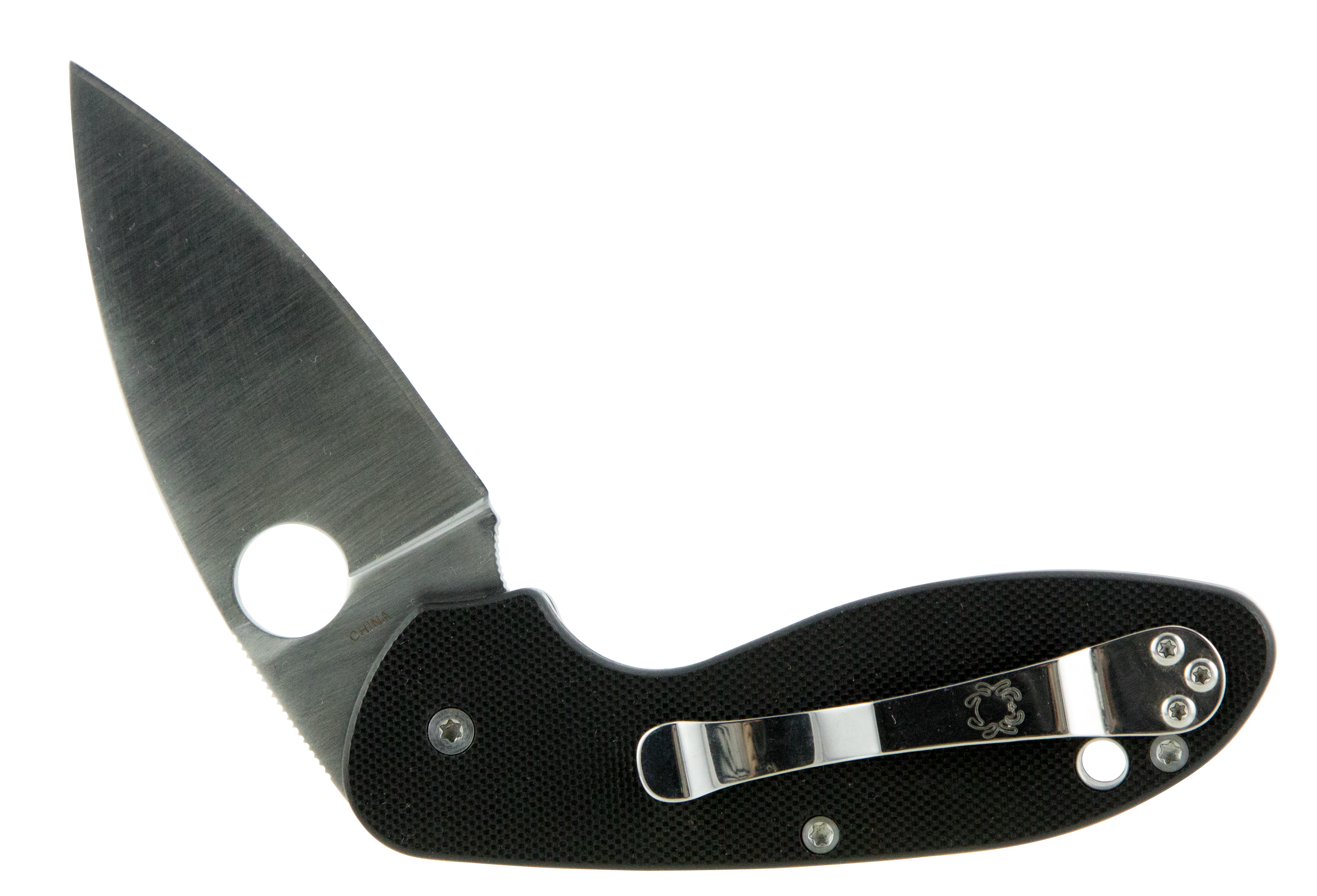 Efficient 2.98" Drop Point Plain Blade Folding Knife