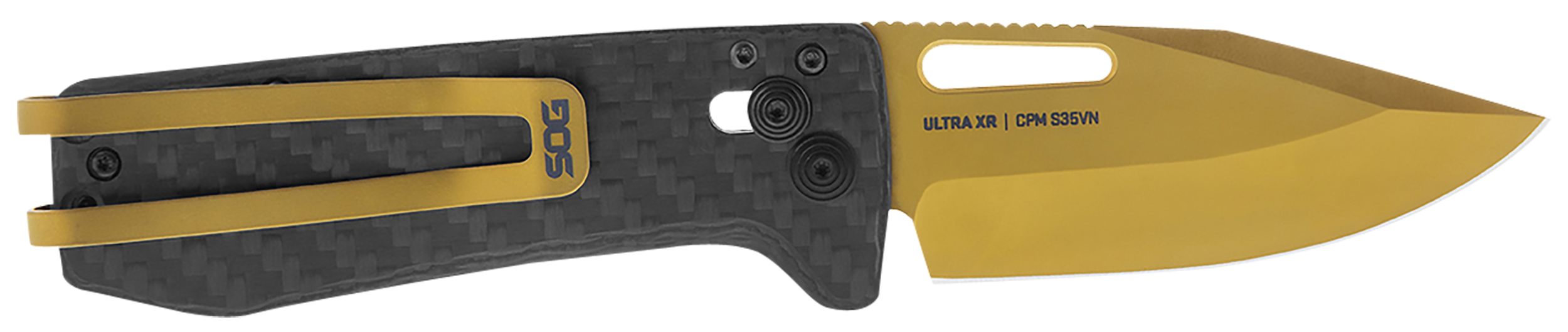 Ultra XR  2.80" Clip Point Folding Knife - Gold