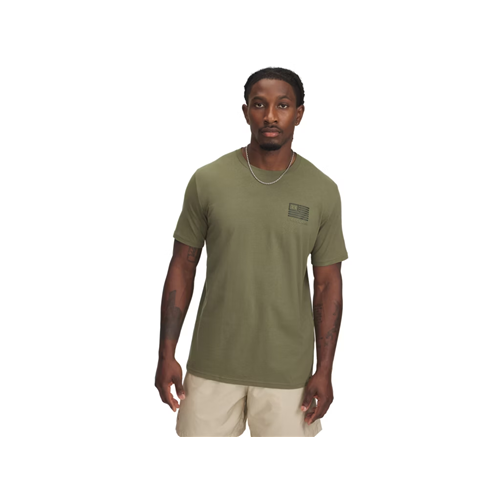 UA M Freedom Left Chest Short Sleeve