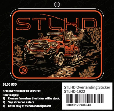 STLHD Overlanding Sticker